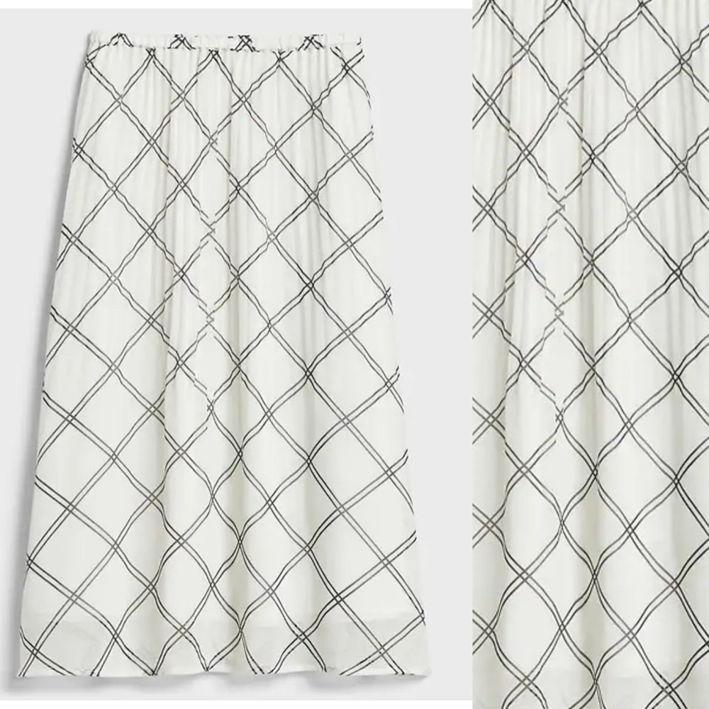 Banana Republic Pleated Accordian Midi Skirt